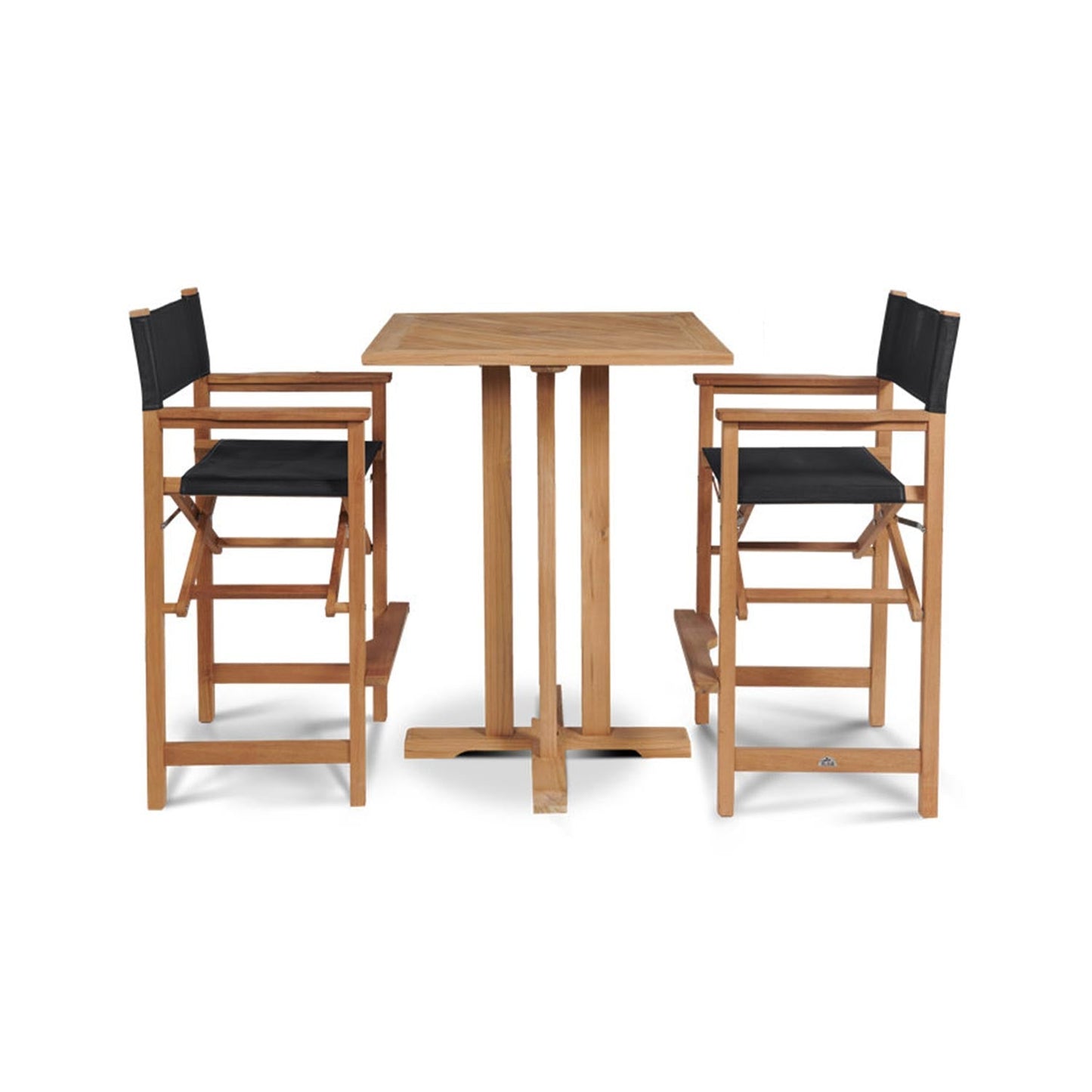 Folding Teak Outdoor Bar Stool