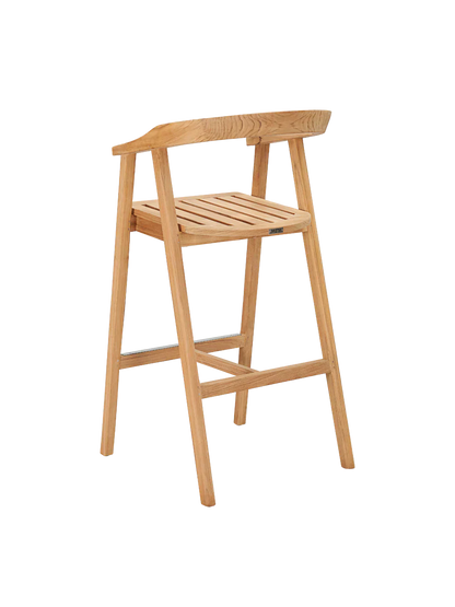 Teak Outdoor Bar Stool
