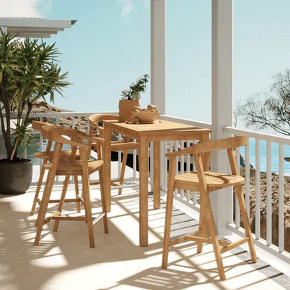 Teak Outdoor Bar Stool