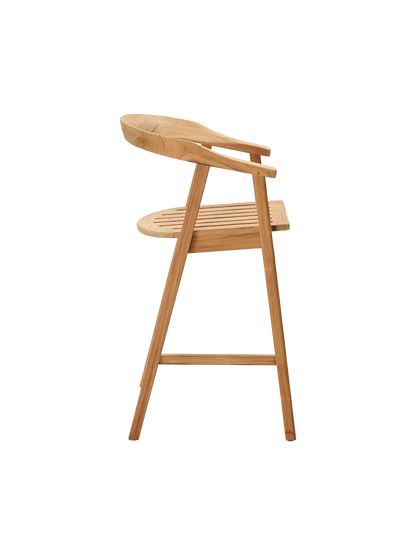 Teak Outdoor Bar Stool