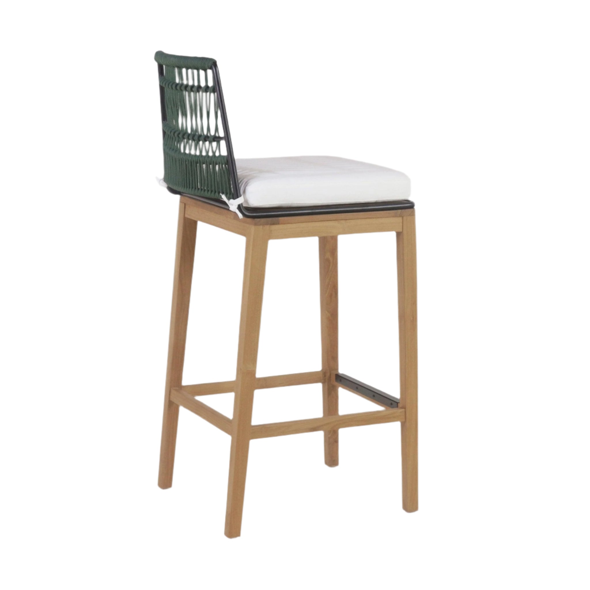 Teak-Barhocker für den Außenbereich