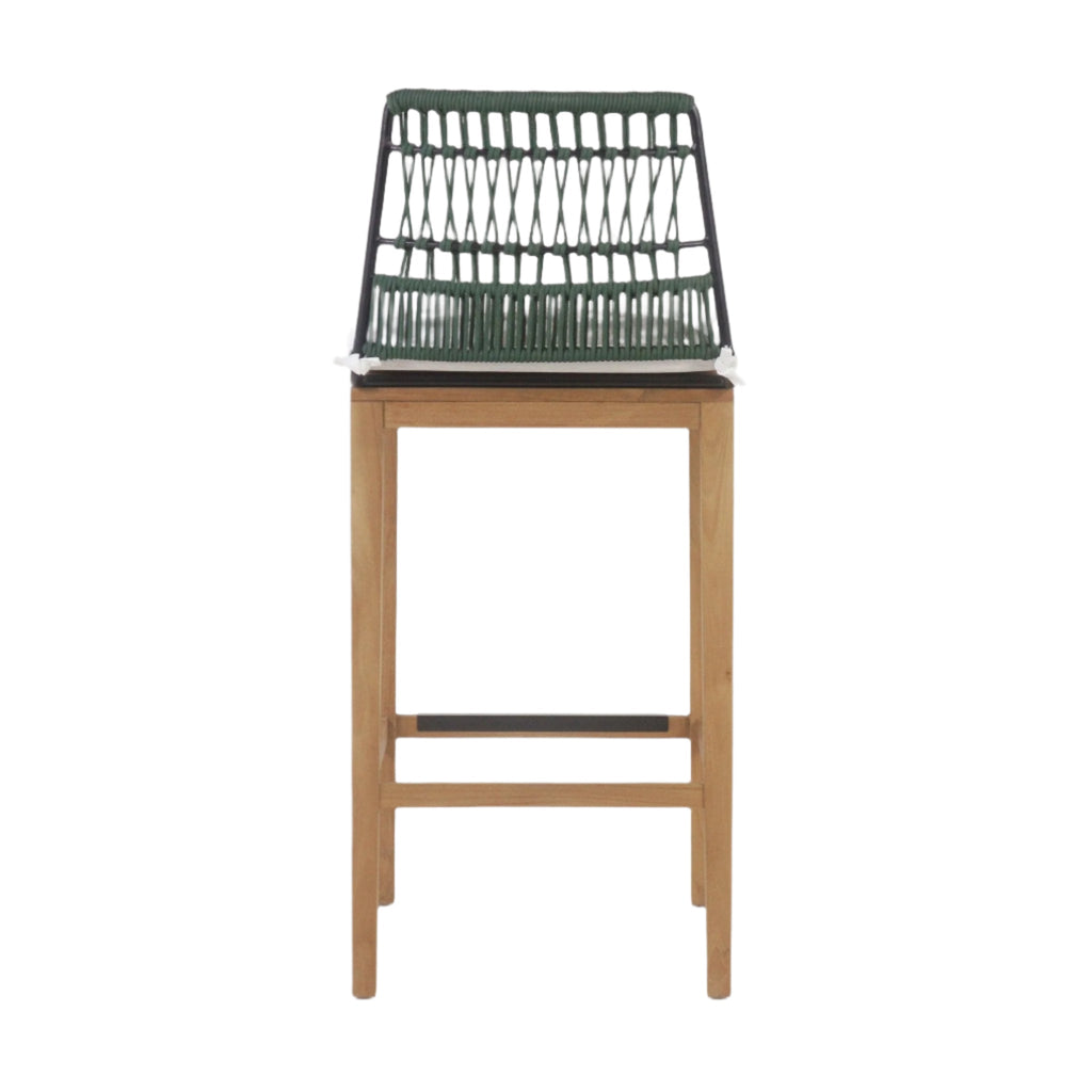Teak-Barhocker für den Außenbereich