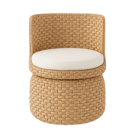 Seagrass Swivel Lounge Chair