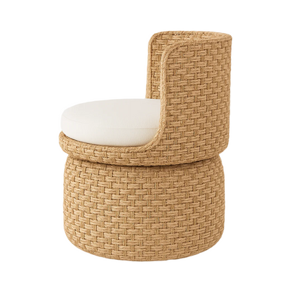 Seagrass Swivel Lounge Chair