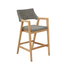 Teak-Barhocker für den Außenbereich