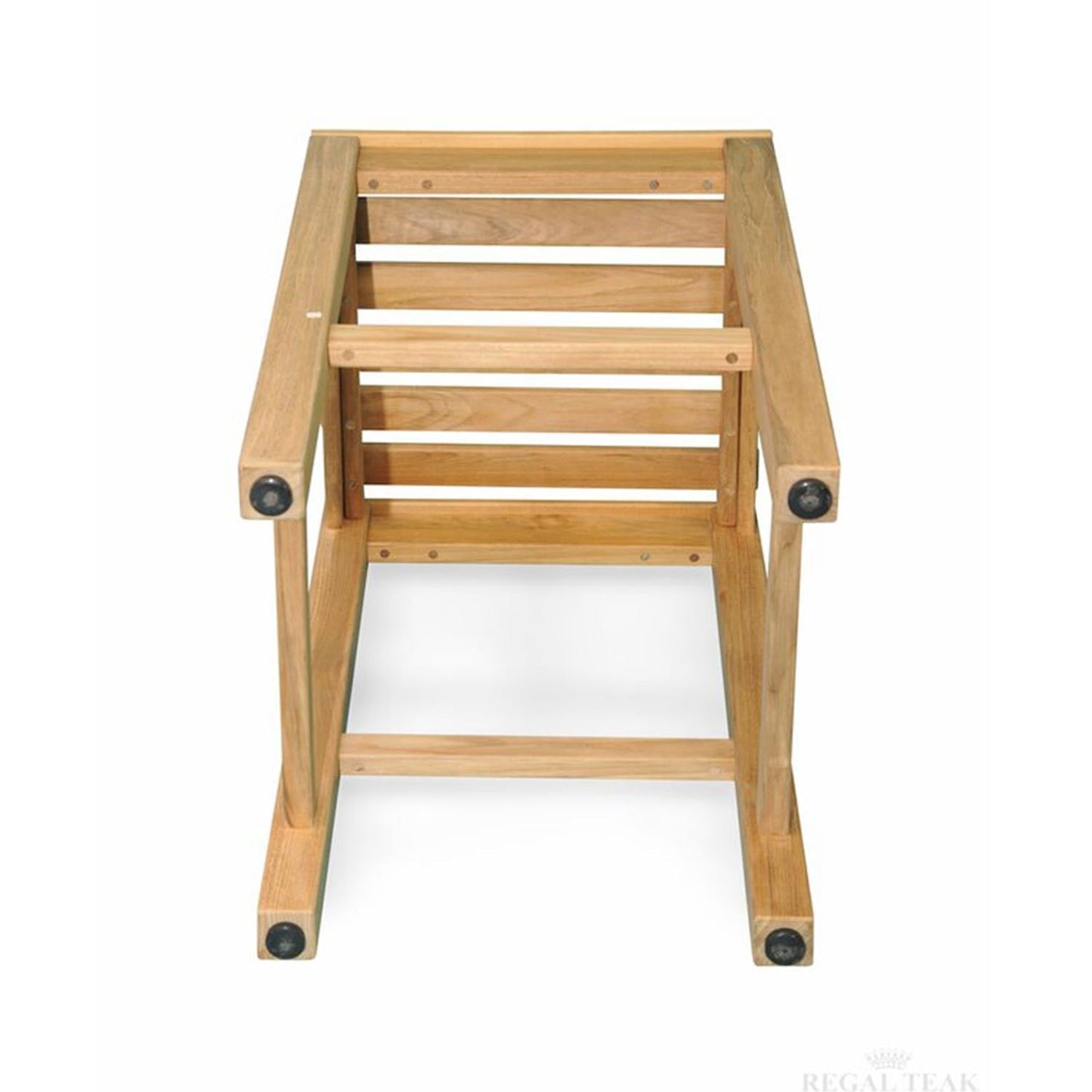 Backless Teak Outdoor Bar Stool