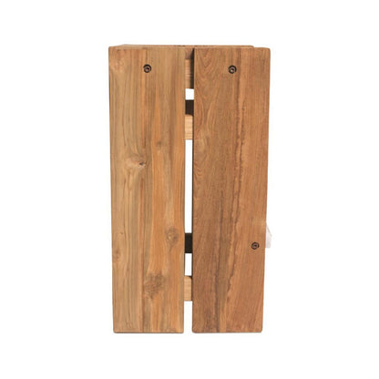 Backless Teak Outdoor Bar Stool
