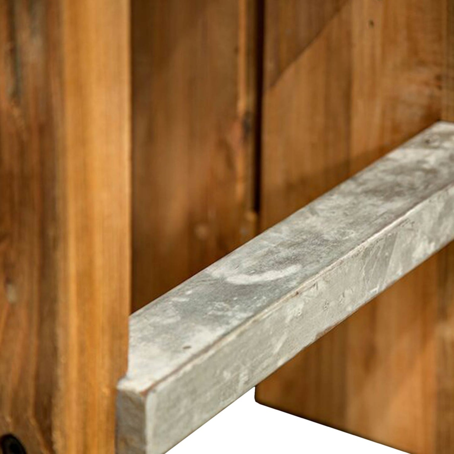 Backless Teak Outdoor Bar Stool
