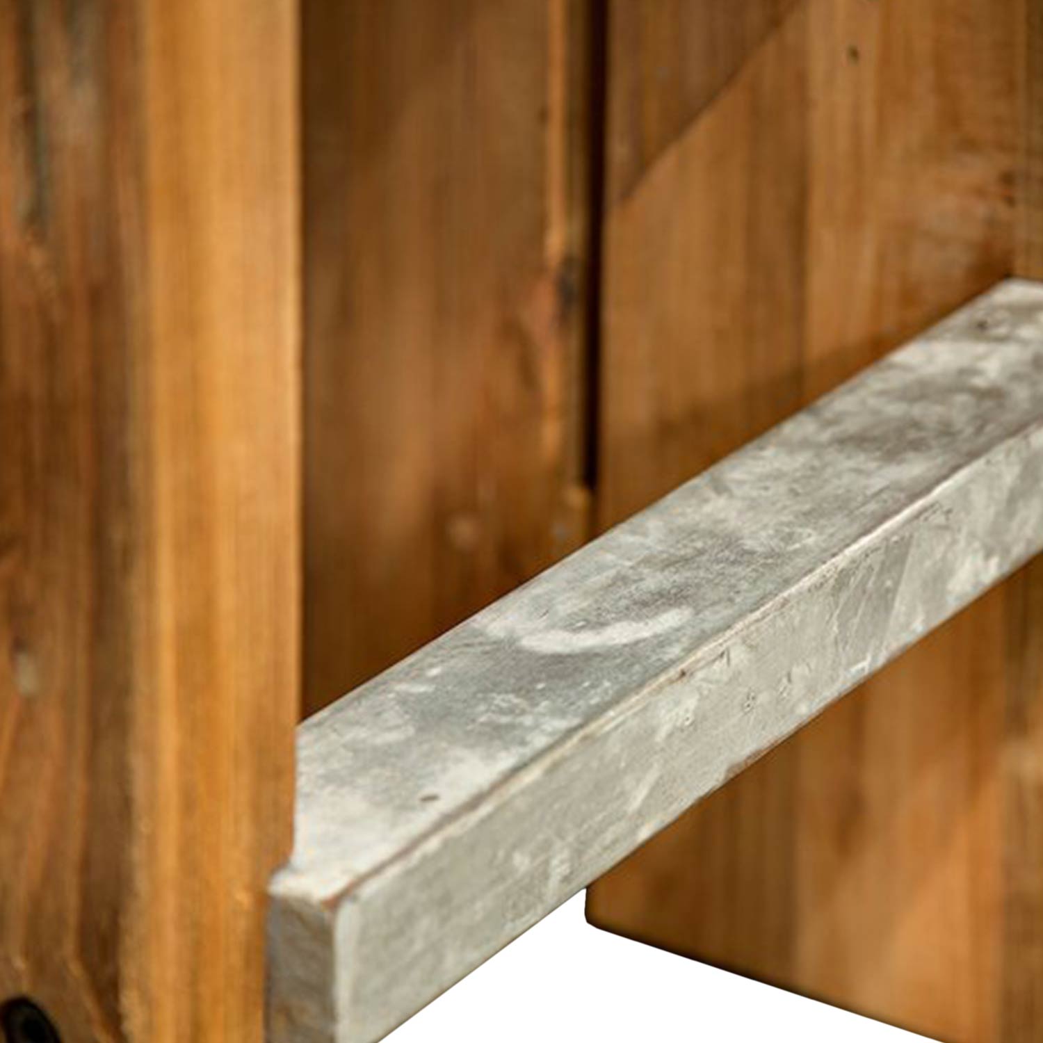 Backless Teak Outdoor Bar Stool