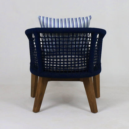 Outdoor Lounge Chair with UV protected outdoor weaving