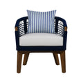 Outdoor Lounge Chair with UV protected outdoor weaving