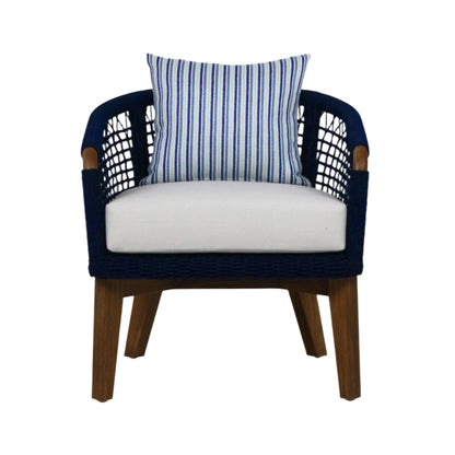 Outdoor Lounge Chair with UV protected outdoor weaving