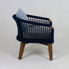 Outdoor Lounge Chair with UV protected outdoor weaving