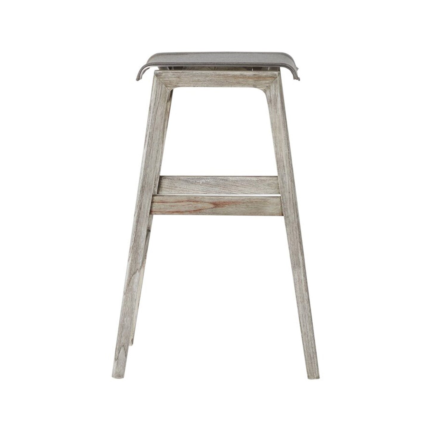 Backless Teak Outdoor Bar Stool
