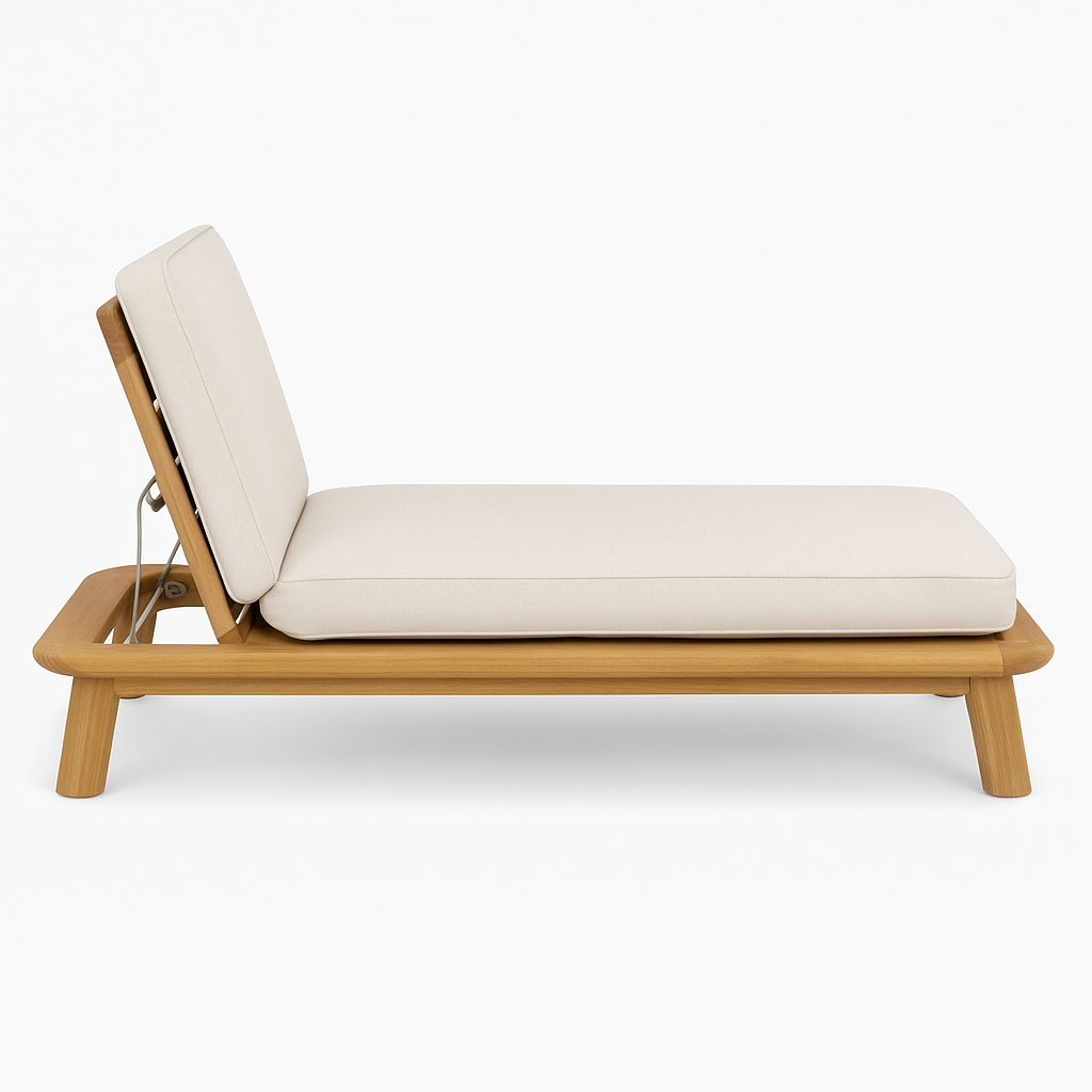Teak Sun Lounger