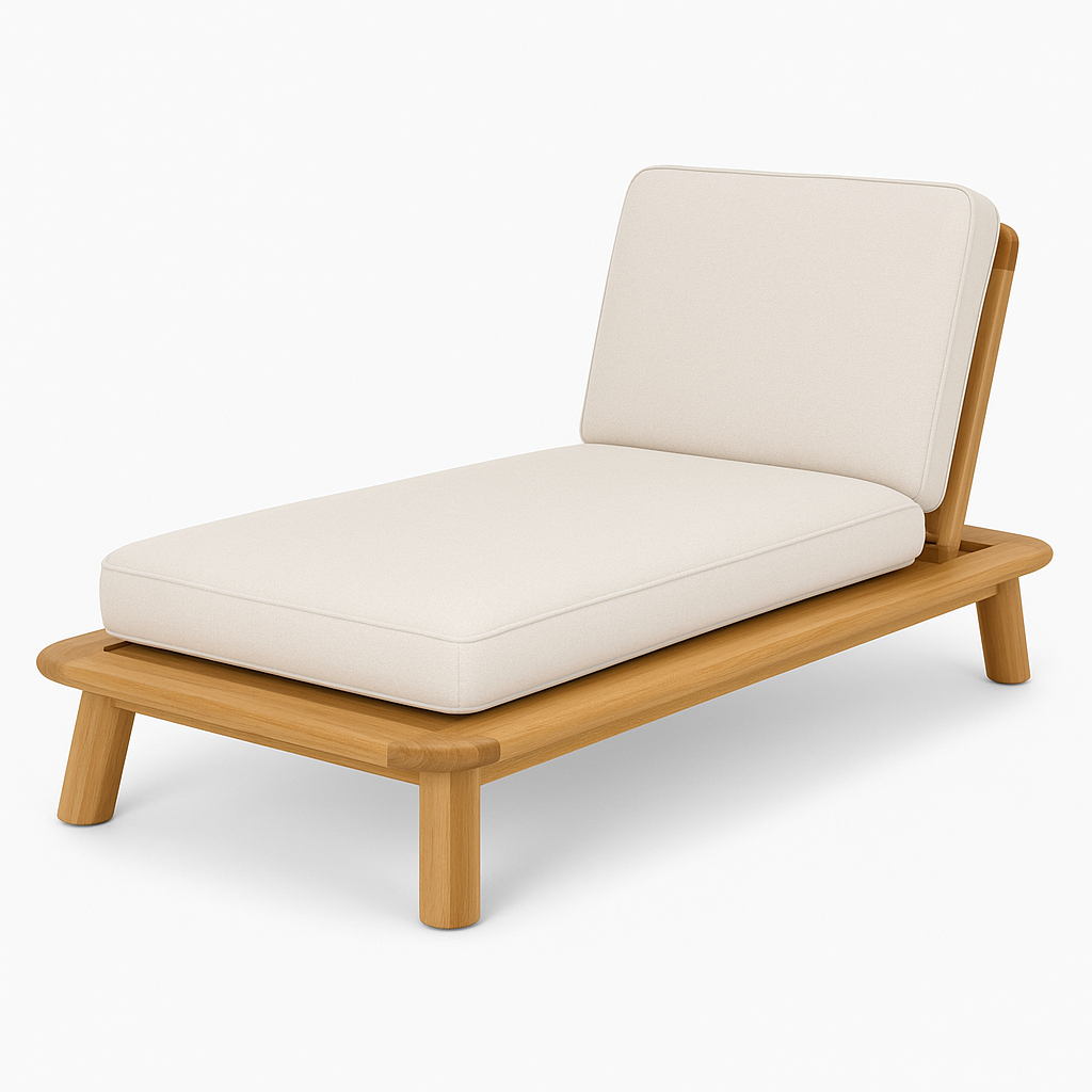 Teak Sun Lounger