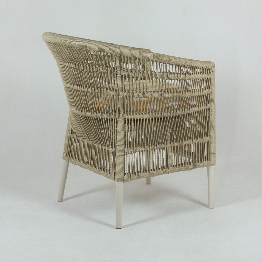 Light Patio Chair with Fabric