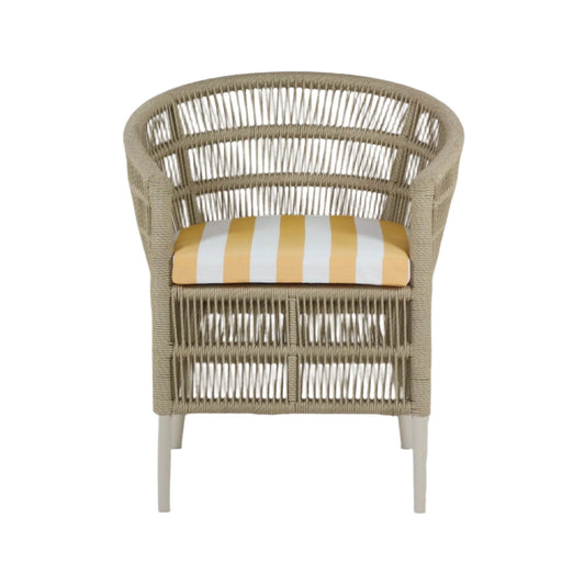 Light Patio Chair with Fabric
