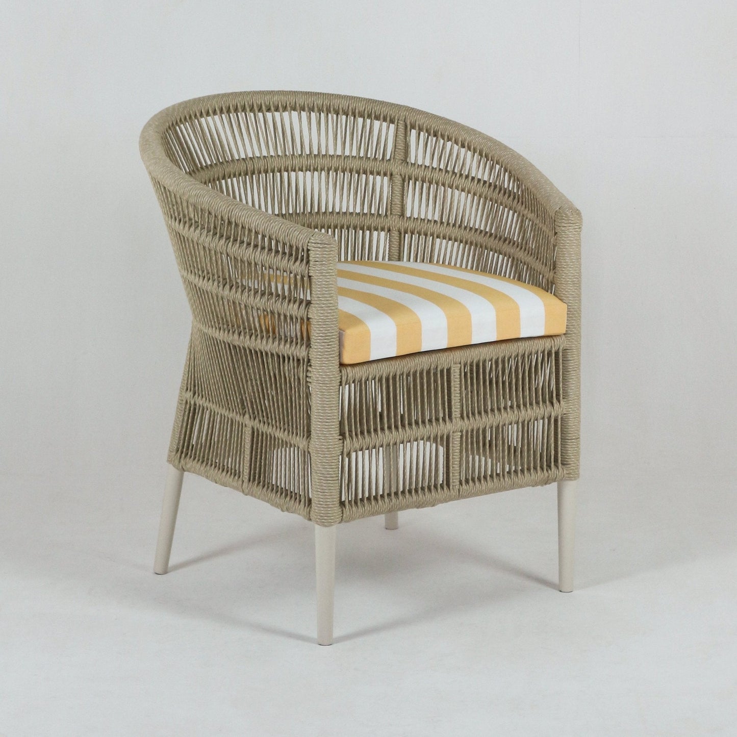 Light Patio Chair with Fabric