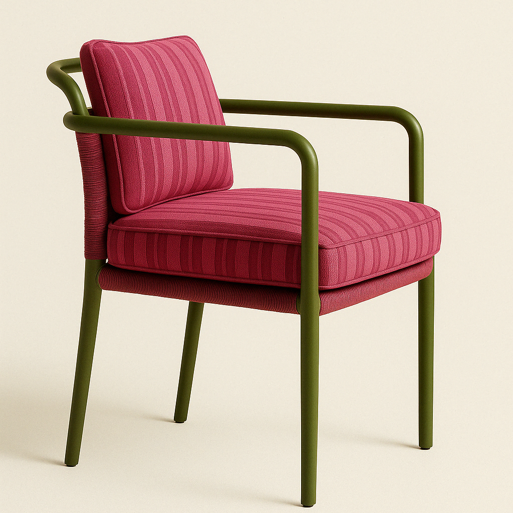 Dining Chair with Cereise Upholstery