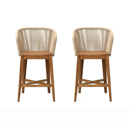 Teak Outdoor Bar Stool