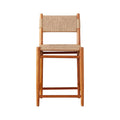 Armless Teak Outdoor Bar Stool