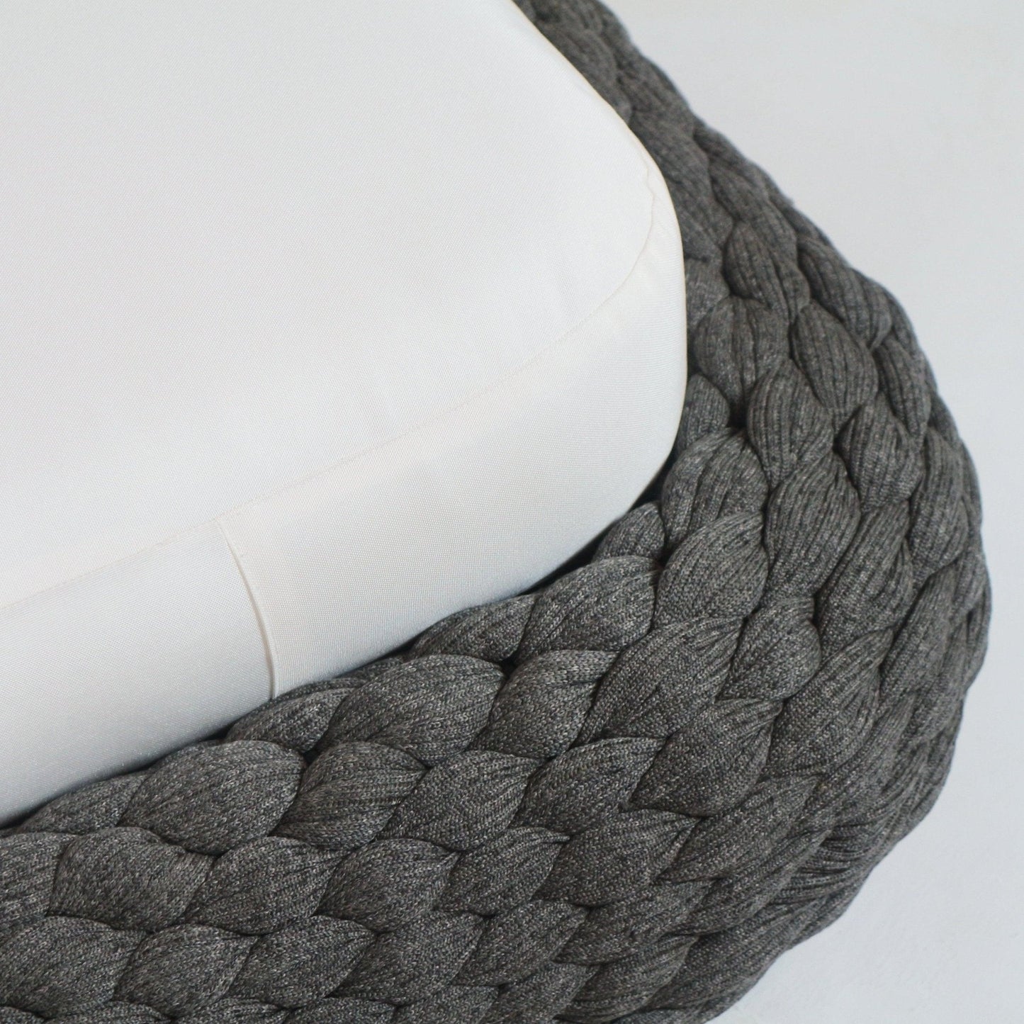 Poolside Chaise Lounge Rope Woven