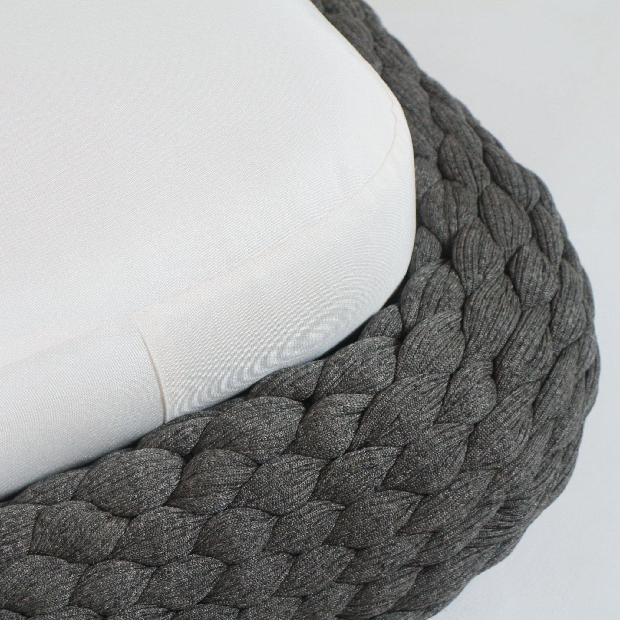 Poolside Chaise Lounge Rope Woven