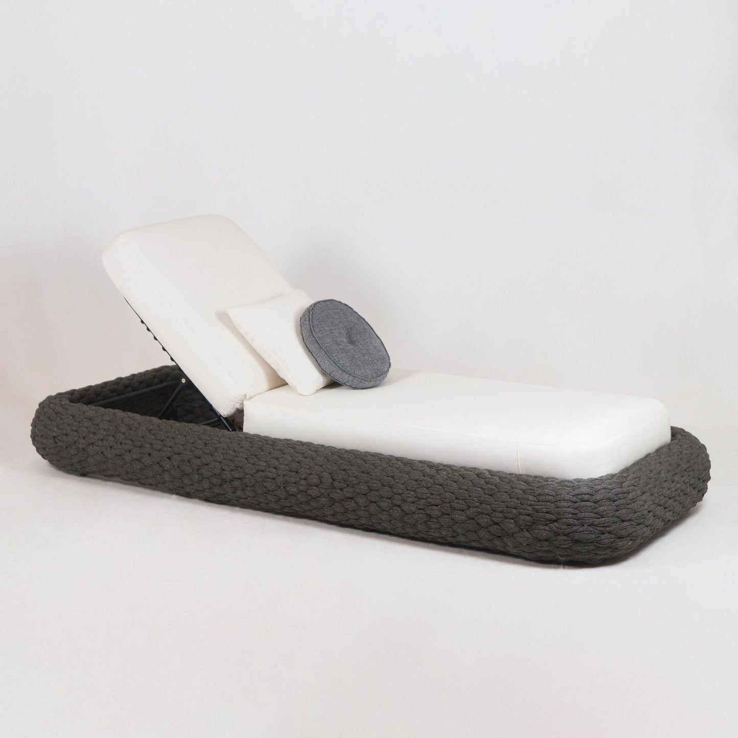 Poolside Chaise Lounge Rope Woven