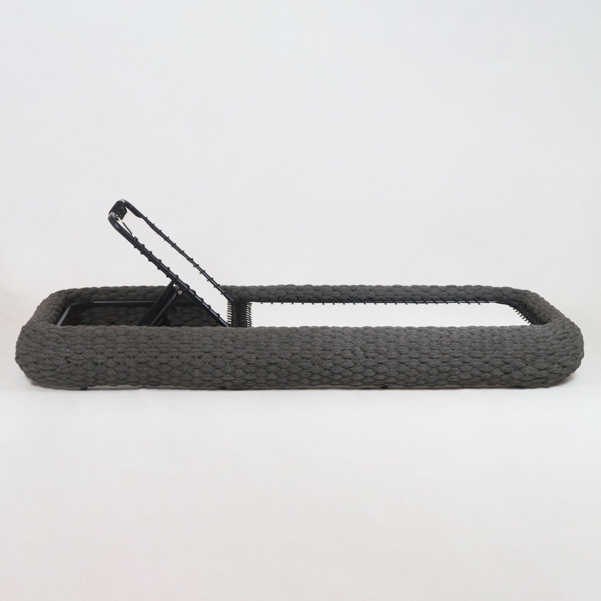 Poolside Chaise Lounge Rope Woven