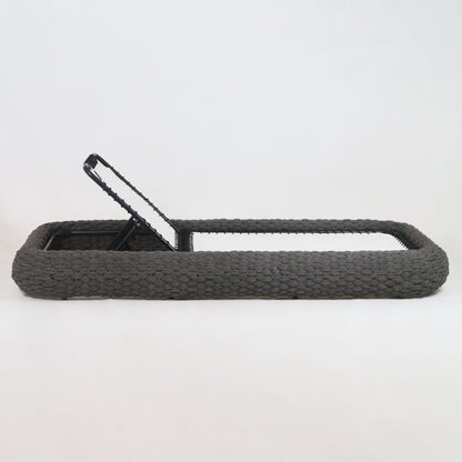 Poolside Chaise Lounge Rope Woven