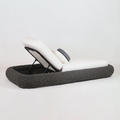 Poolside Chaise Lounge Rope Woven