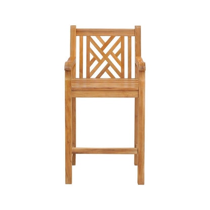 Teak Outdoor Bar Stool