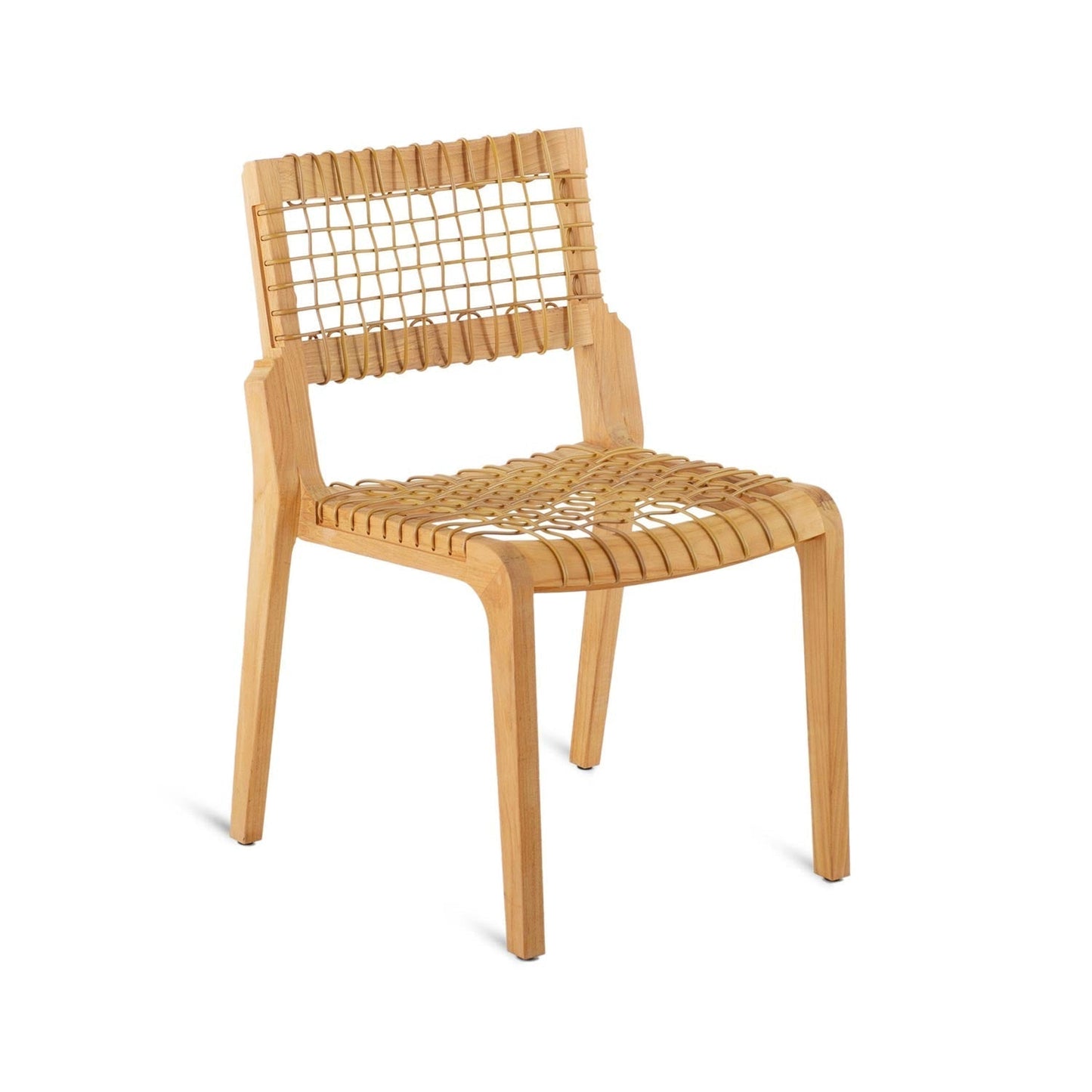 Stackable Teak Outdoor Dining Chair