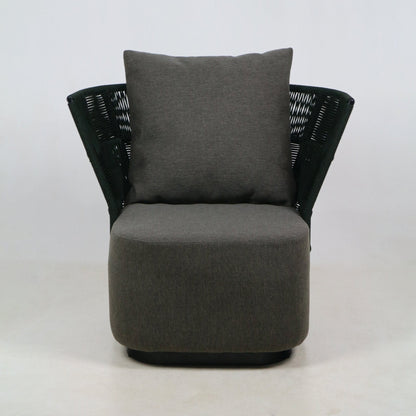 Outdoor Lounge Chair with UV protected outdoor weaving