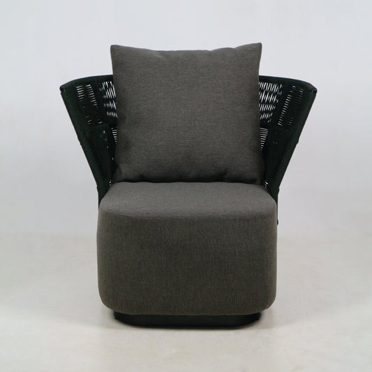 Outdoor Lounge Chair with UV protected outdoor weaving
