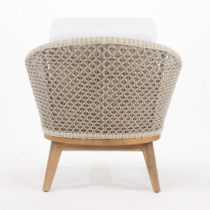 Outdoor Lounge Chair with UV protected outdoor weaving