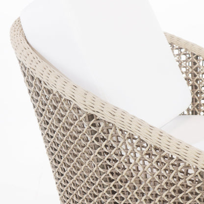 Outdoor Lounge Chair with UV protected outdoor weaving