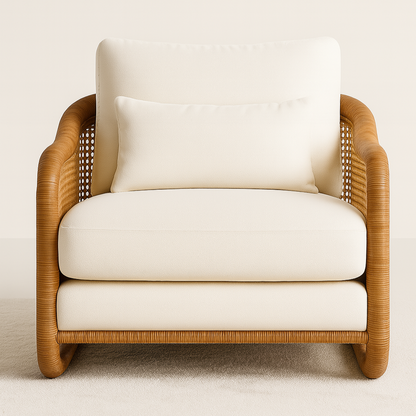 Rattan All Weather Accent Chair