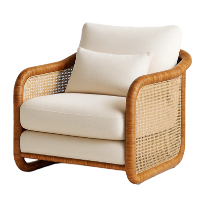 Rattan All Weather Accent Chair