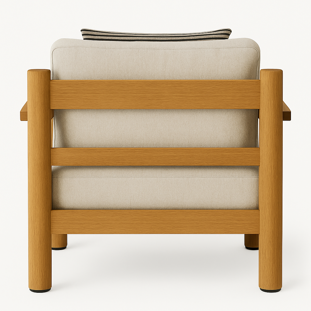 Teak Indoor Outdoor Club Chair