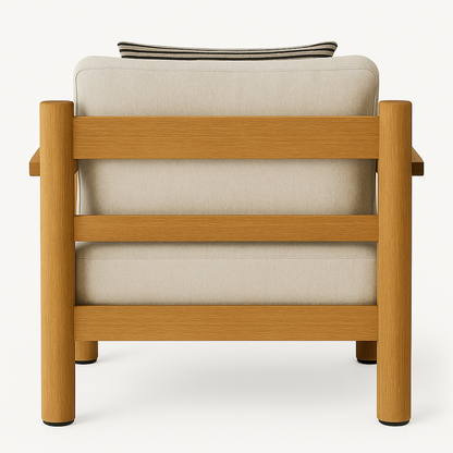 Teak Indoor Outdoor Club Chair
